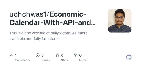 Github Uchchwas1economic Calendar With Api And Manual Data This Is