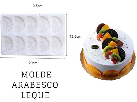 Molde Silicone Para Arabescos De Chocolate Leque Loja Do Silicone