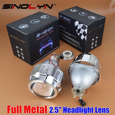 Upgrade Metal Pro Hid Bi Xenon Projector Headlight Lens H H H