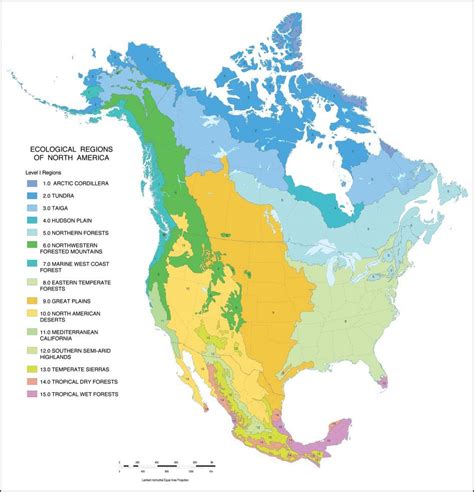 North American Deserts Map - Tourist Map Of English