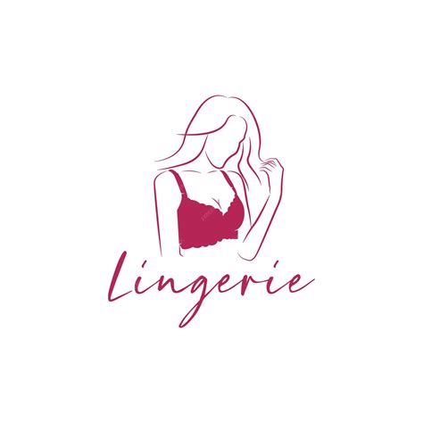 Premium Vector Lingerie Lady Bra Logo Vector Illustration Template