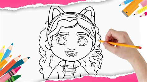 How To Draw Gabby S Magic House Step By Step Youtube