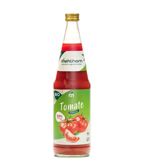 Bio Tomatensaft Fruchtsaftkelterei Mehlhorn