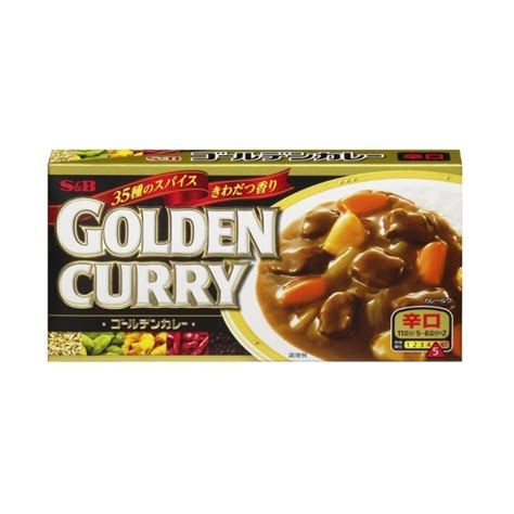 S B Japanese Golden Curry Hot Servings G Made In Japan TAKASKI