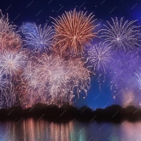 Premium AI Image | Fireworks Pyrotechnics Skyrockets Firecrackers ...