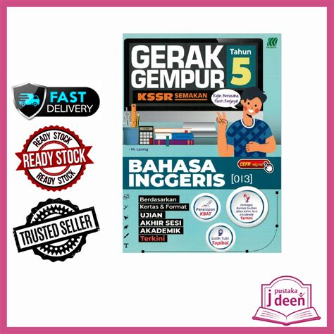 Jdeen Buku Latihan Tingkatan Bahasa Inggeris Gerak Gempur