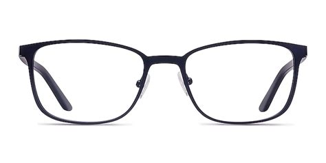 Lines Rectangle Navy Full Rim Eyeglasses Eyebuydirect Canada