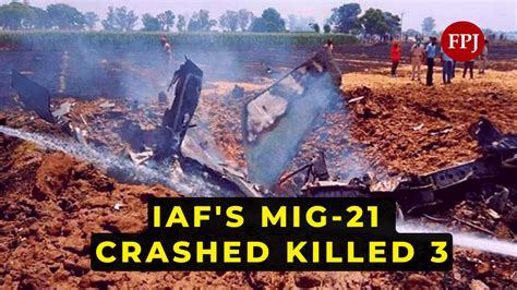 Rajasthan 3 Civilians Killed In Mig 21 Fighter Jet Crash In