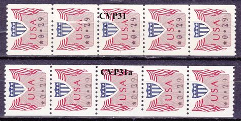 PNC5 29c Computer Vended US CVP31 US CVP31a Lot 2 MNH F VF