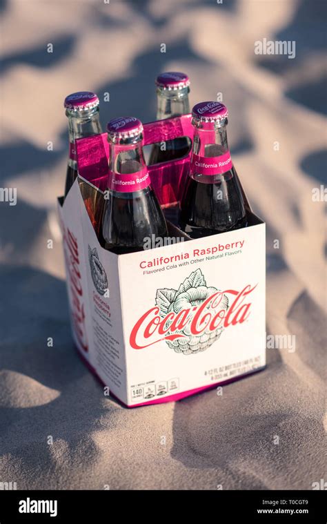 California Raspberry Coca Cola Stock Photo Alamy