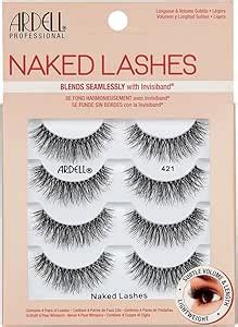 Ardell False Eyelashes Naked Lash 421 4 Pack Multipack Black Subtle