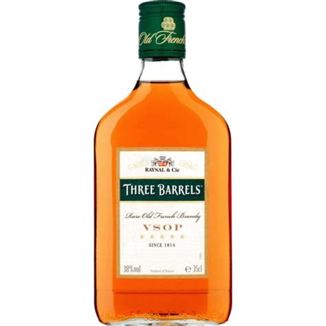 1 Litre Three Barrels Rare Old French Brandy VSOP | Starting from £24. ...