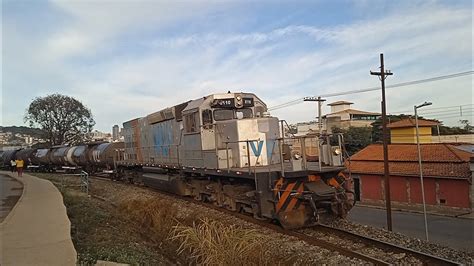 Trem Tanqueiro Tracionado Por Apenas 1 Locomotiva EMD SD40 T2BB