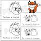 Fall Prepositions Emergent Reader Reference Guide Fox And Pumpkin