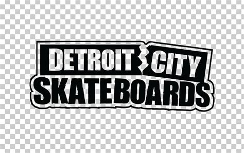 Detroit City Skateboards Logo Graphic Design Png Clipart Area Brand