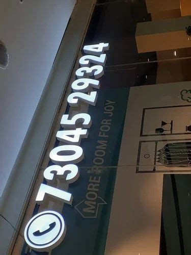 Outdoor White Liquid Acrylic LED Letters For Promotions At Rs 1000 Sq