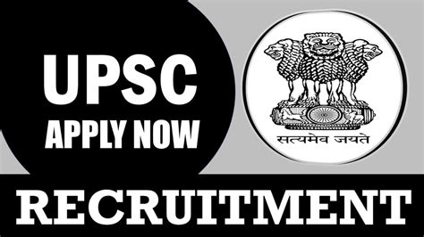 UPSC Recruitment 2024 New Notification Out Salary Upto 177500 Check