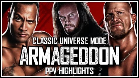 Classic Wwe Universe Mode Armageddon Highlights Youtube