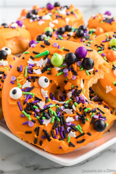 The Best Halloween Donuts Easy Halloween Recipe