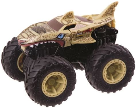 Hot Wheels Monster trucks Velká srážka Leopard Shark MALL CZ