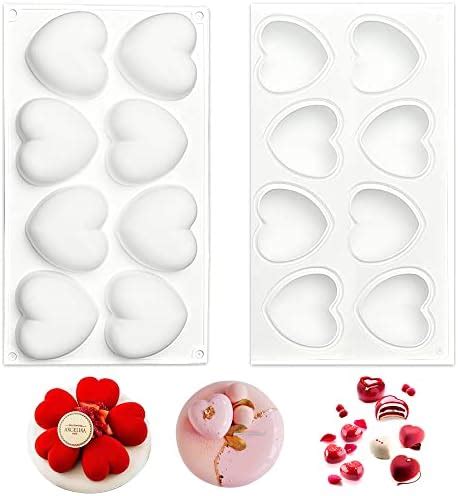 Amazon Heart Shaped Chocolate Mold Multiple Cube Molds Silicone