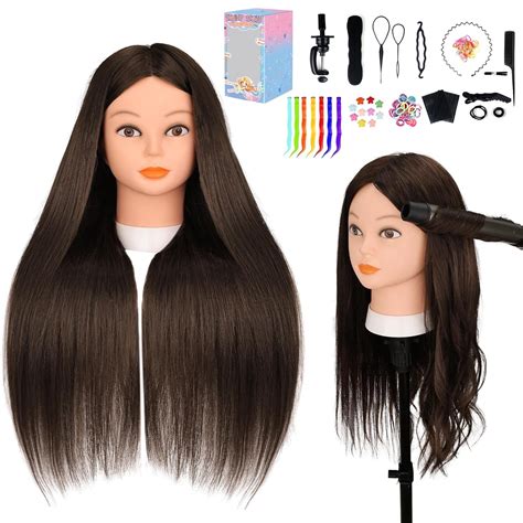 Amazon Mannequin Head With Human Hair Yofuly Dark Brown