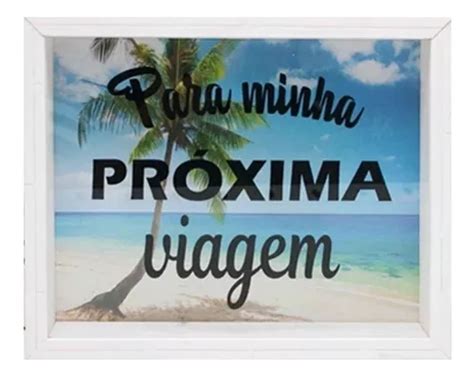 Quadro Cofre Porta Dinheiro Moedas Decora O Mdf X Cm Cor Para