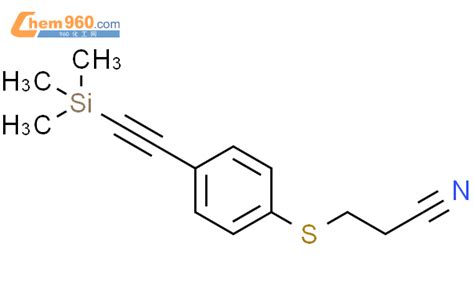 Propanenitrile Trimethylsilyl Ethynyl Phenyl Thio