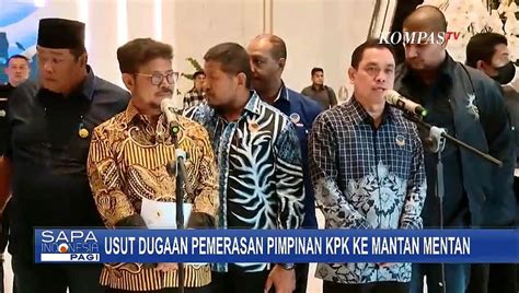 Usut Dugaan Pemerasan Pimpinan KPK Terhadap Eks Mentan Syahrul Yasin