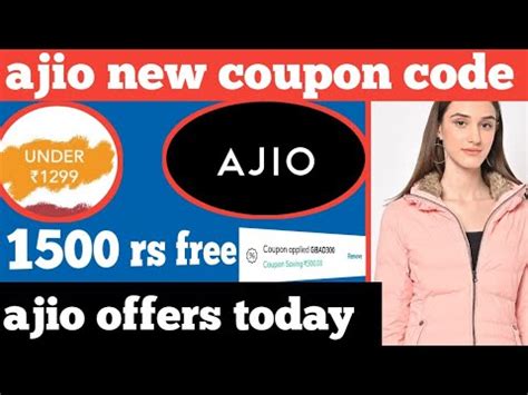 Ajio New Coupon Code Ajio Coupon Code Today Ajio Coupon Code