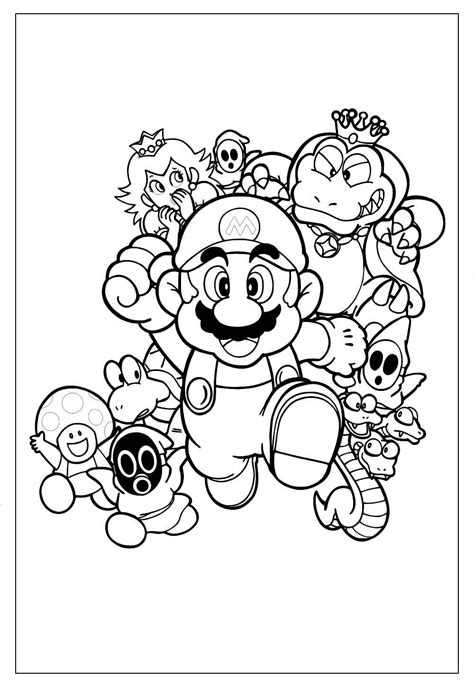 Desenho Do Mario Para Colorir E Imprimir Porn Sex Picture