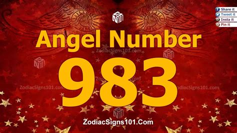 983 Angel Number Spiritual Meaning And Significance Zodiacsigns101