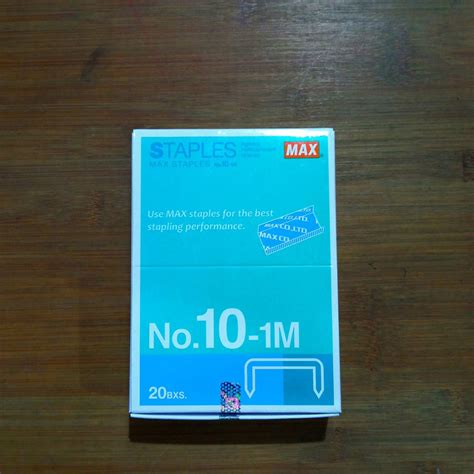 Jual ISI STAPLES KECIL MAX NO 10 1 BOX ISI 20 PCS Shopee Indonesia