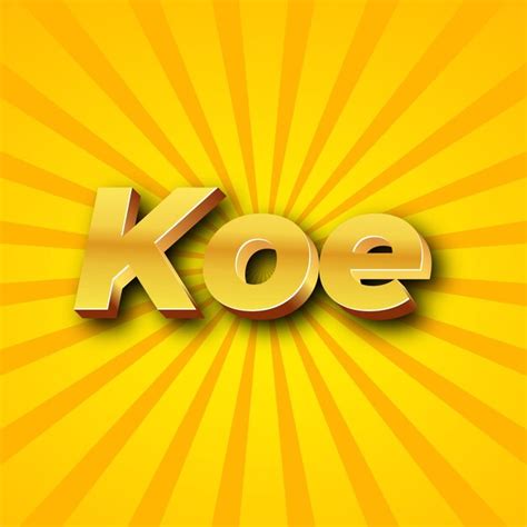 koe pictures