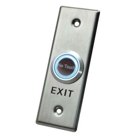 X2 Touchless Exit Button Stainless Steel Small Spdt 12vdc