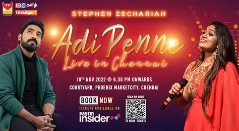 Adi Penne Live in Chennai featuring Stephen Zechariah & Srinisha Jayaseelan