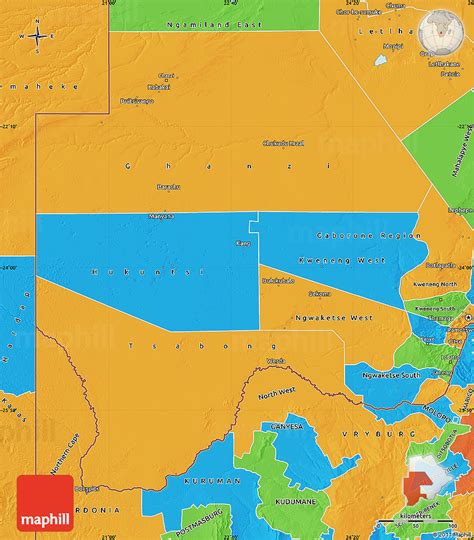 Political Map of Western Region