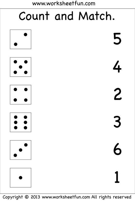 Number Worksheet For Pre K