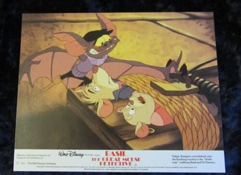 BASIL THE GREAT MOUSE DETECTIVE Lobby Card WALT DISNEY Mini Card 3 EBay