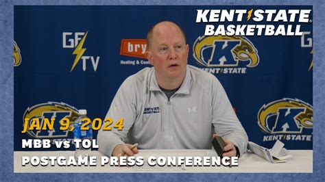 Kent State Men S Basketball Vs Toledo 01 09 24 Postgame Press