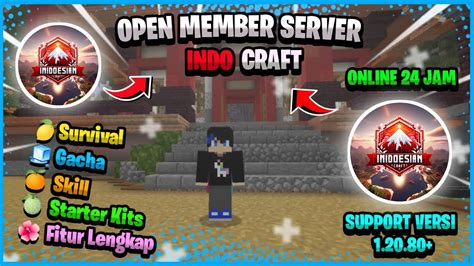 Server Minecraft Versi Terbaru Indonesian Craft Bisa Java Dan