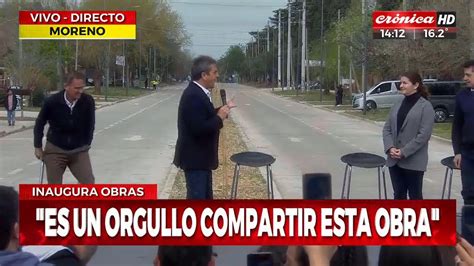 Sergio Massa inauguró obras en Moreno e Ituzaingó YouTube