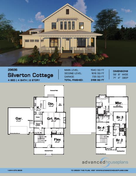 33 Simple 2 Story Farmhouse Floor Plans Most Effective – New Home Floor ...