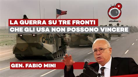 Fabio Mini LEscalation In Medio Oriente E La Guerra Su Tre Fronti Che