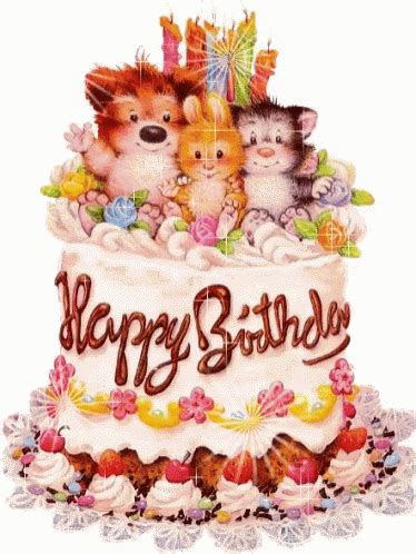 Animated Happy Birthday Cake Images