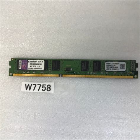 Yahoo!オークション - KINGSTON KVR1333D3N9K2/8G PC3-10600U 4GB デス...