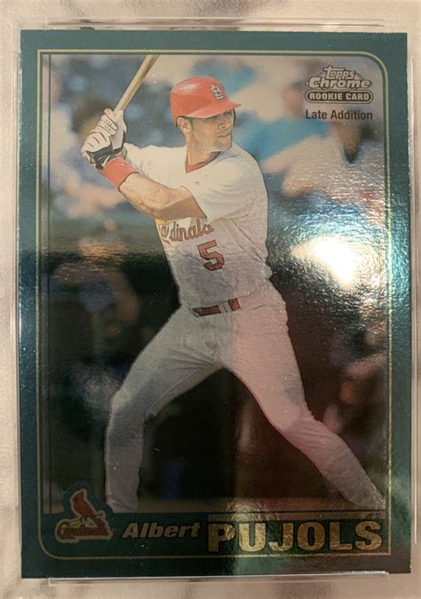 Topps Chrome Albert Pujols Rc Retrofractor Question Sale Collectors