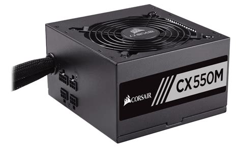 CX Series™ CX550M — 550 Watt 80 PLUS® Bronze Certified Modular ATX PSU