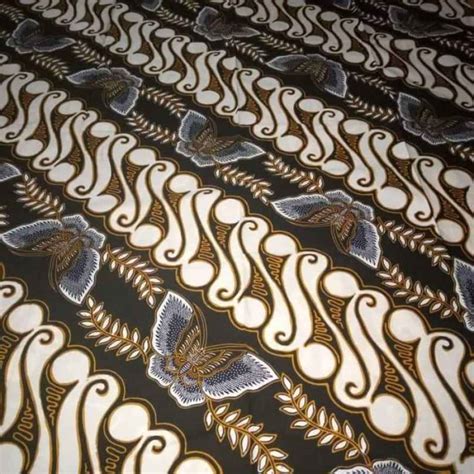 Jual KAIN BATIK CAP MOTIF PARANG BARONG KUPU WARNA SOGAN Di Seller Enyi