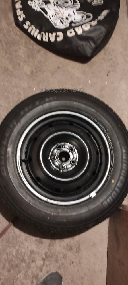 Чисто нова джанта 16 цола оригинална Субару със нова гума Бриджстоун 16 ...